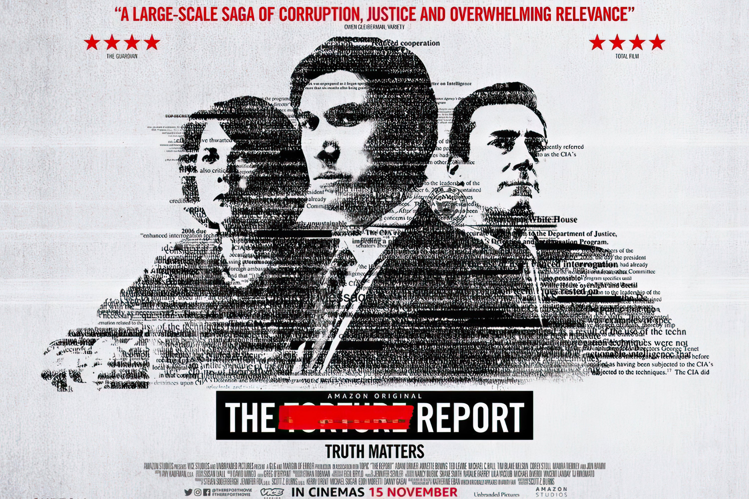 The Report Script Screenplay - Image of Movie Poster