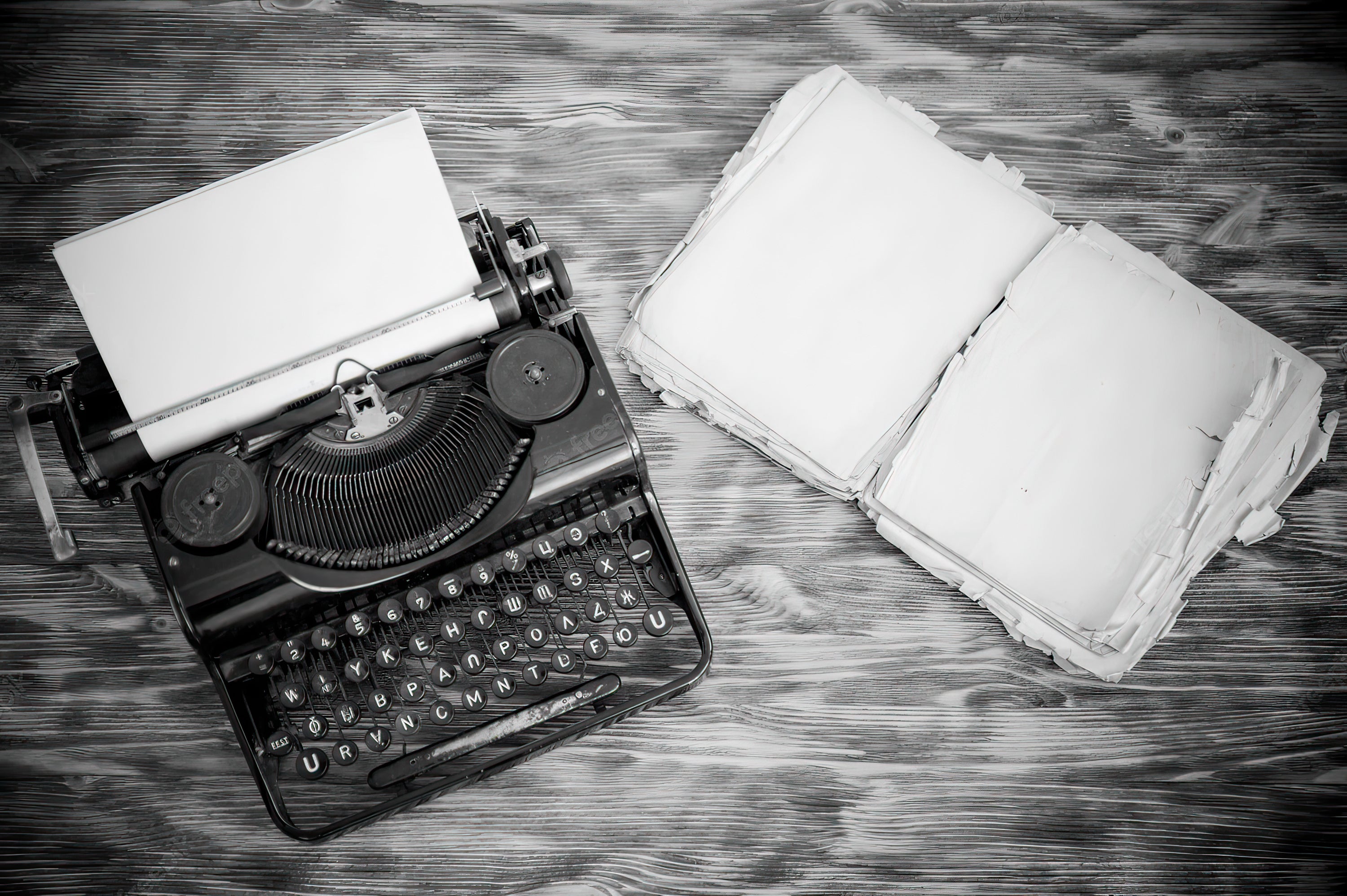 How to Write a Successful Series: Writing Strategies for Authors - Book Review - Image of Typewriter and Blank Book