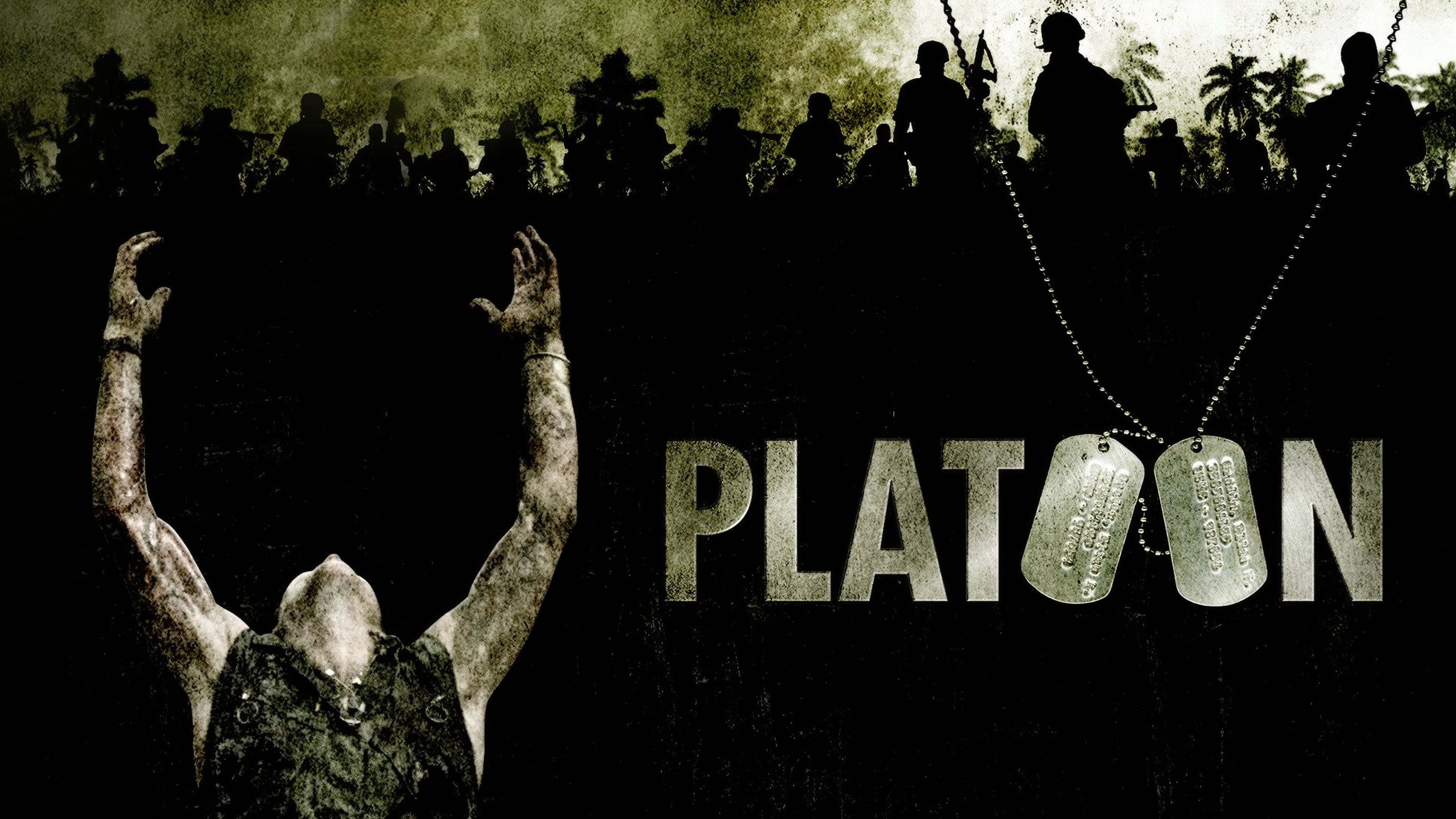 Platoon Script Screenplay - Image of Movie Film Poster
