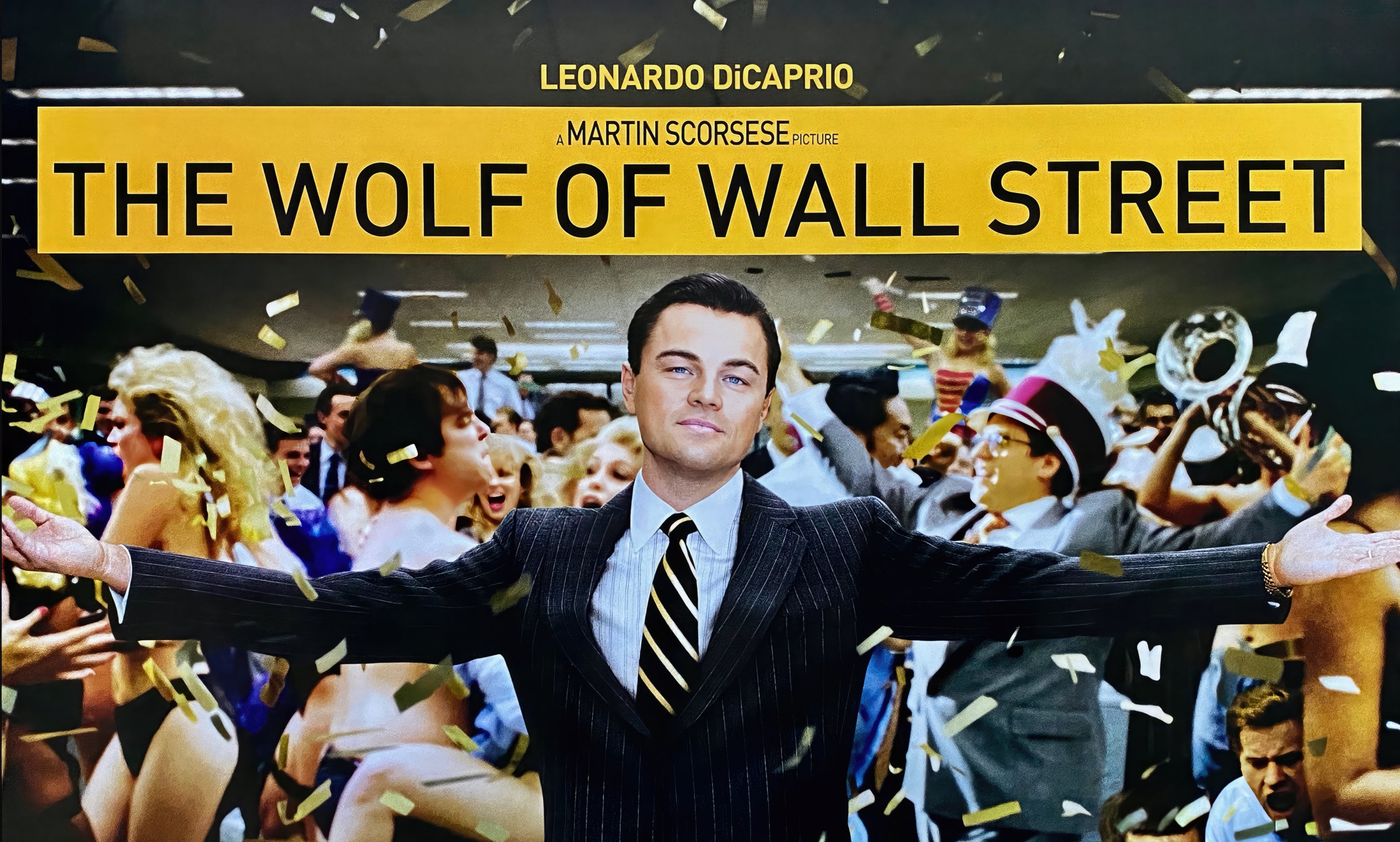 The Wolf of Wall Street Script Screenplay - Image of Movie Film Poster