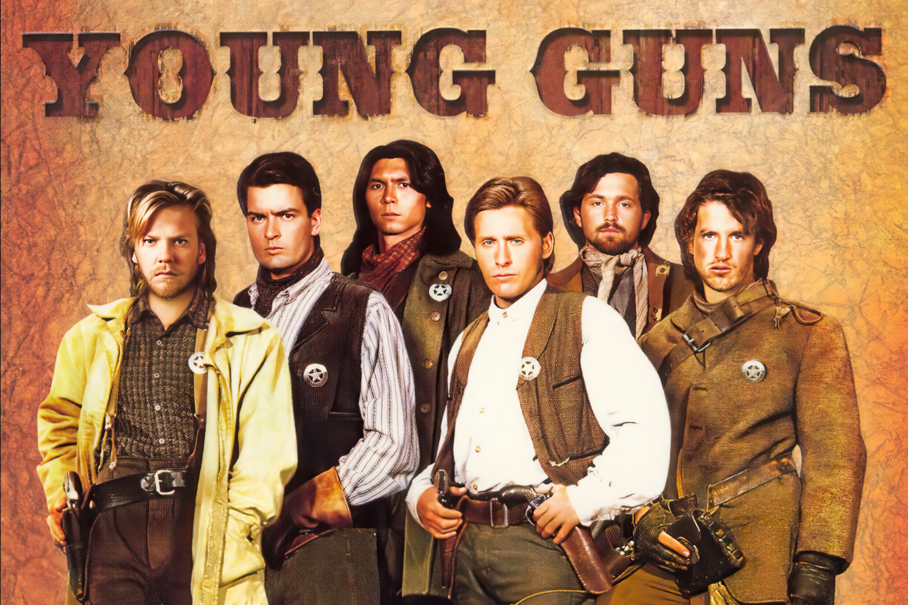 Young Guns Script Screenplay - Image of Movie Poster