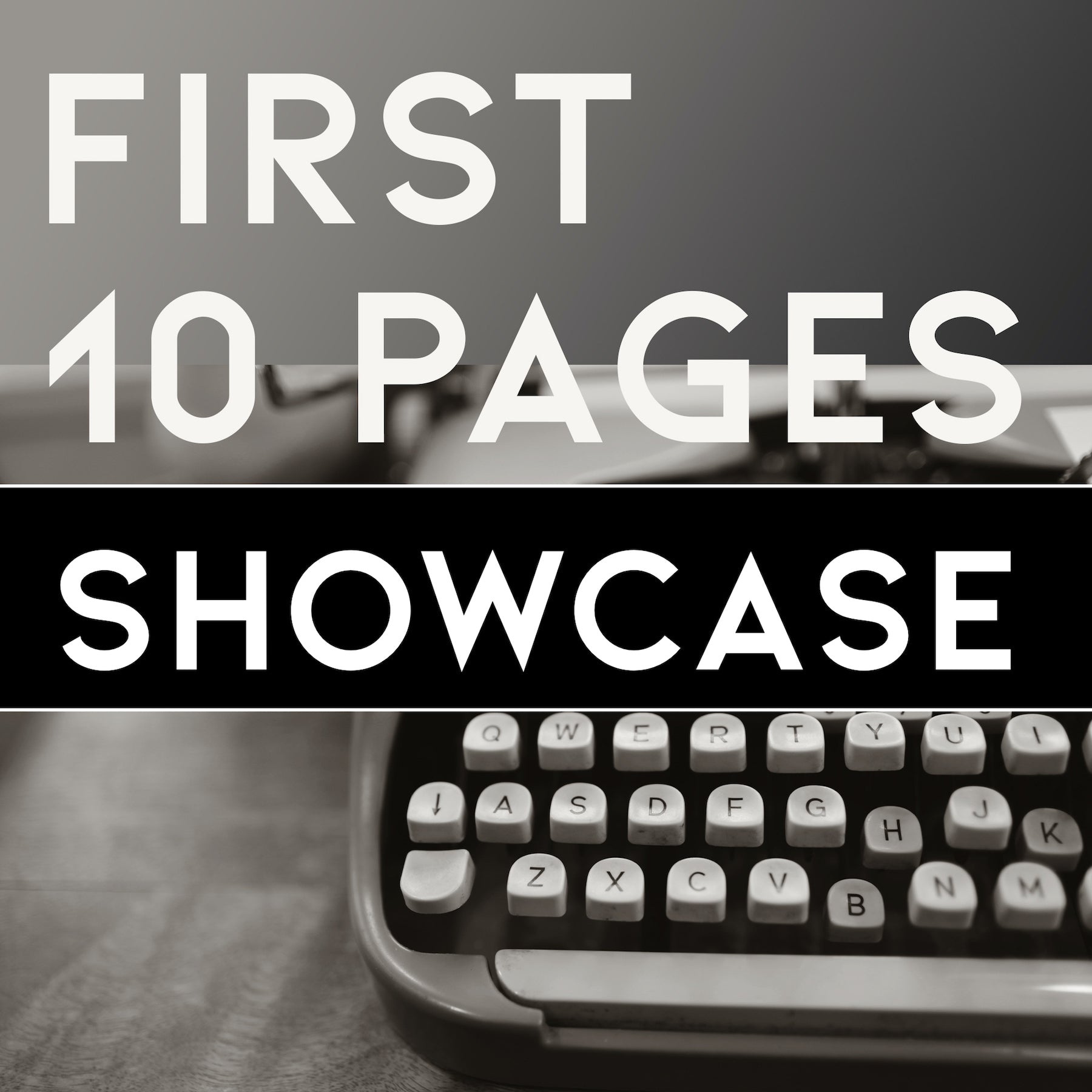 First 10 Pages Showcase Icon - Retro Typewriter